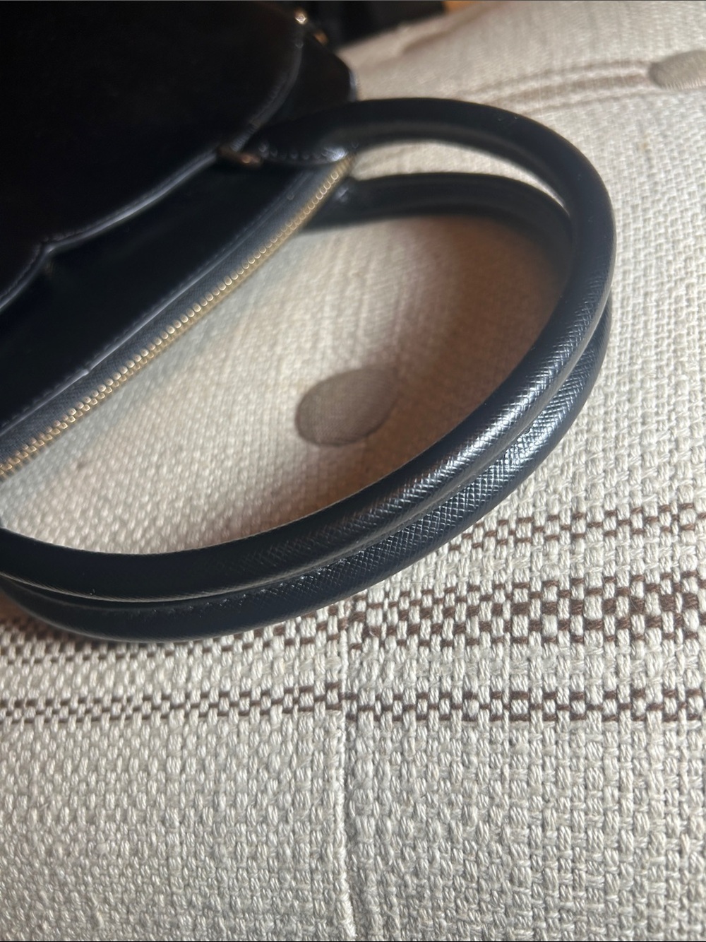 Kate Spade Black Structured Dome Satchel with Removable Strap, Like New - Picture 8 of 8